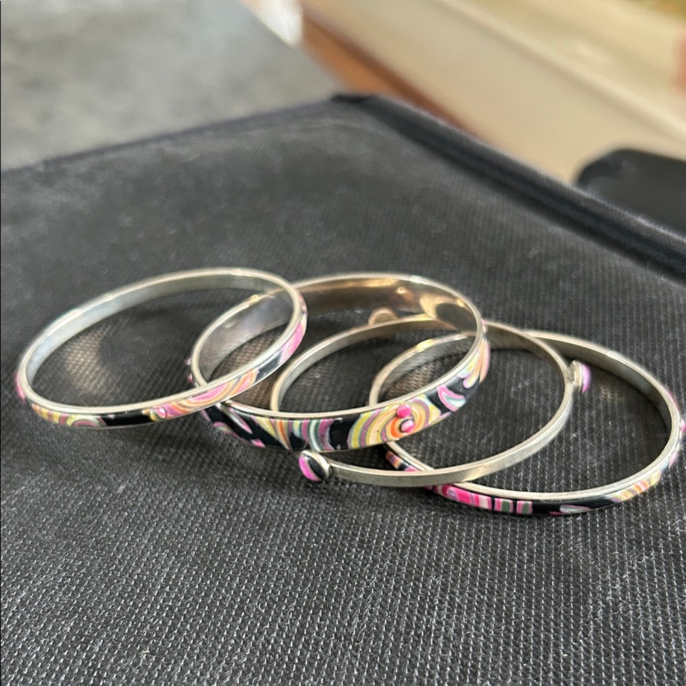 Elegant Multicolor Bangle Set
